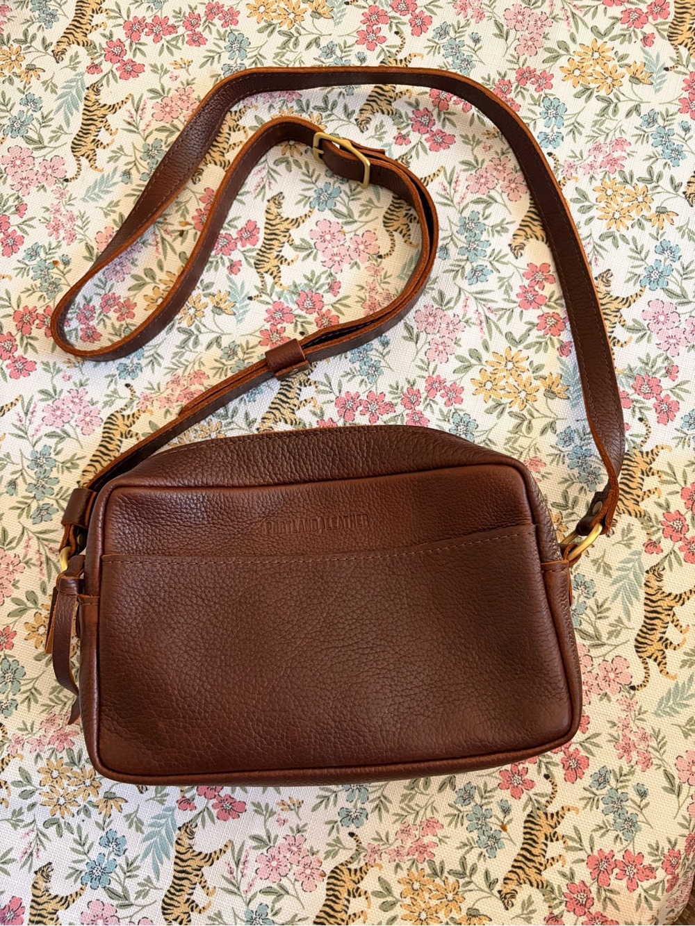 Portland Leather Camera Bag, Size Large, Color: COLDBREW